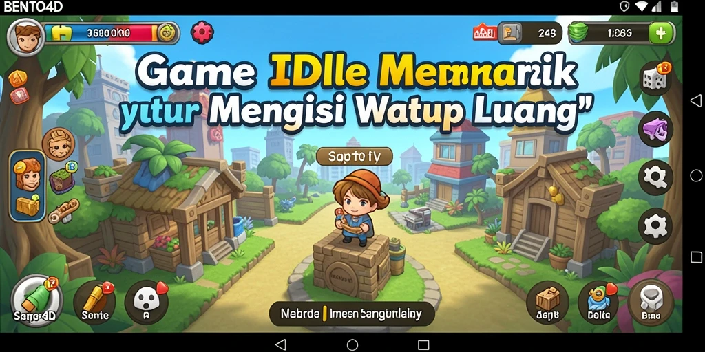 Tampilan gameplay BENTO4D yang menarik dan mengasyikkan.