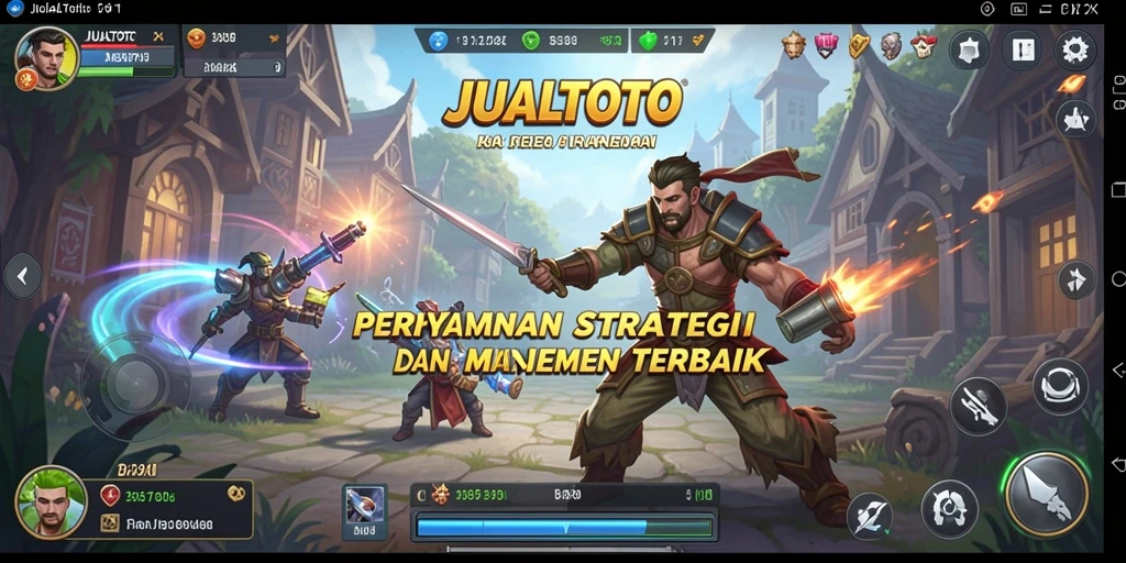 Tampilan gameplay menarik dengan strategi dan aksi seru.