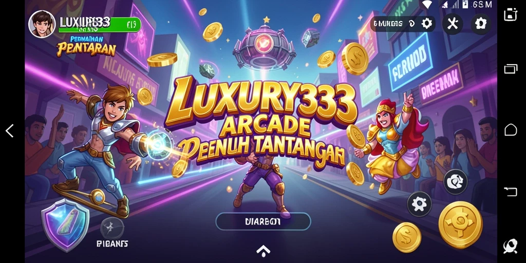 Tangkapan layar dari gameplay LUXURY333 yang menampilkan aksi seru.