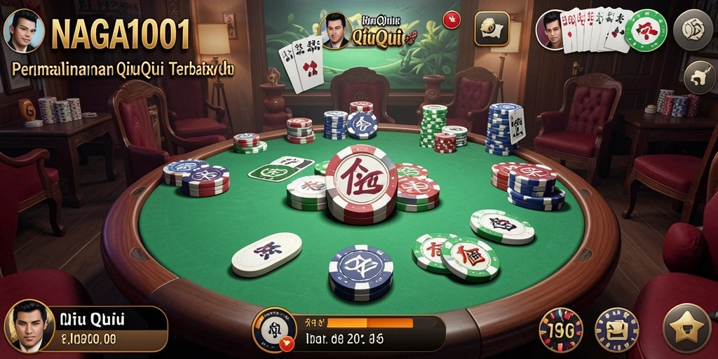Gameplay QiuQiu yang seru dan interaktif di NAGA1001.